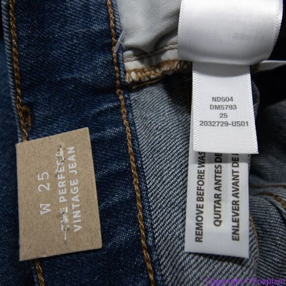 NEW Madewell USA-made The Perfect Vintage Jean in Drayton Wash, 25 - Picture 11 of 16